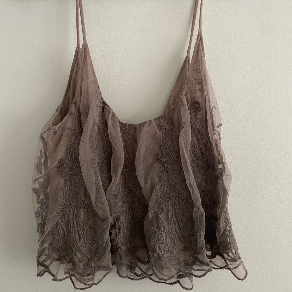 Flowy lace top